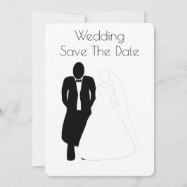 Hochzeit rettet die Dattelbräune Save The Date