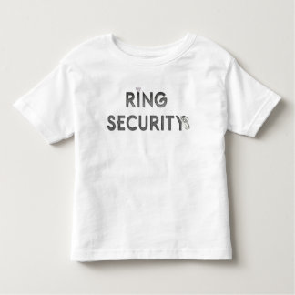 Hochzeit "RING SECURITY" Kleinkind T-shirt