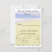 Hochzeit RSVP (Vorderseite)