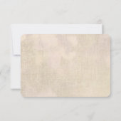 Hochzeit RSVP Bloral Einladung (Rückseite)