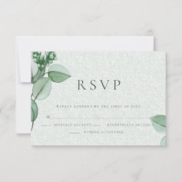 Hochzeit RSVP | Elegant Watercolor Eucalyptus