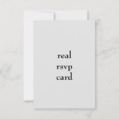 Hochzeit RSVP Karte (Vorderseite)