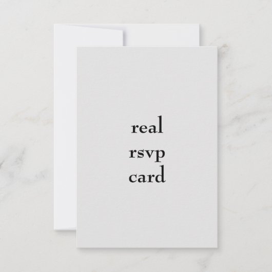 Hochzeit RSVP Karte (Vorderseite)