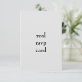 Hochzeit RSVP Karte (Stehend Vorderseite)
