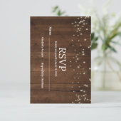 Hochzeit RSVP Karte (Stehend Vorderseite)