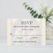 Hochzeit RSVP Katholische Christliche Ehe (Stehend Vorderseite)