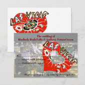 Hochzeit RSVP Las Vegas Valentine Karte (Vorne/Hinten)