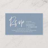 Hochzeit RSVP Modernes Abendessen Einladung Erinne (Vorderseite)