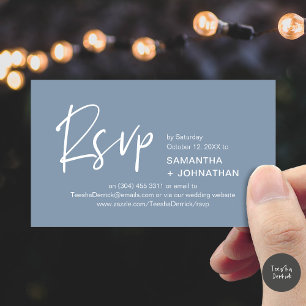 Hochzeit RSVP Modernes Abendessen Einladung Erinne
