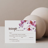 Hochzeit RSVP | Orchid-Blume