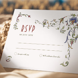 Hochzeit RSVP Viktorianische Belle Epoche einfügen Einladung
