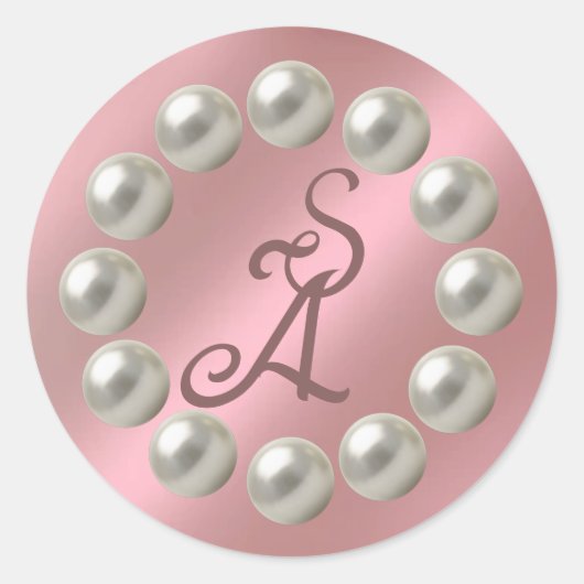 Hochzeit Runder Aufkleber (Vorderseite)