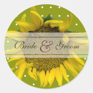 Hochzeit Runder Aufkleber