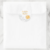 Hochzeit Runder Aufkleber (Tasche)
