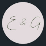 Hochzeit Runder Aufkleber<br><div class="desc">Genießen Sie den Charme unserer Liebe Notes Wedding Classic Round Sticker, die perfekte Ergänzung zu Ihrem Liebe-Fest. Mit seinem zeitlosen Design und seiner skurrilen Touch verleiht dieser Aufkleber Ihren Gastgeschenke Hochzeiten und Ihrem Dekor einen angenehmen Akzent und macht Ihren besonderen Tag noch unvergesslicher. Zeitlose Schönheit: Unsere Liebe Notes Wedding Classic...</div>