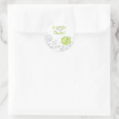 Hochzeit Runder Aufkleber (Tasche)