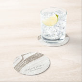 Hochzeit Runder Pappuntersetzer (Vor Ort)