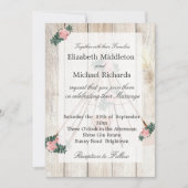 Hochzeit Rustic Boho Chic Teepee Einladung (Vorderseite)