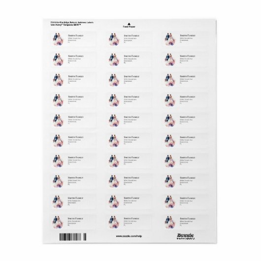 Hochzeit Rustic Classic Boho Floral (Vorne)