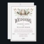 Hochzeit rustikaler Western Einladung<br><div class="desc">Erleben Sie den Charme des alten Westens mit unserer rustikalen Western Hochzeitseinladung. Diese einzigartige Einladung besticht durch einen klassischen Cowboyhut und elegante botanische Akzente, die sich perfekt für Paare eignen, die einen besonderen Tag mit einer Touch Landzauber verbringen möchten. Das weiche Aquarelldesign in Verbindung mit Vintager Typografie Set die Bühne...</div>