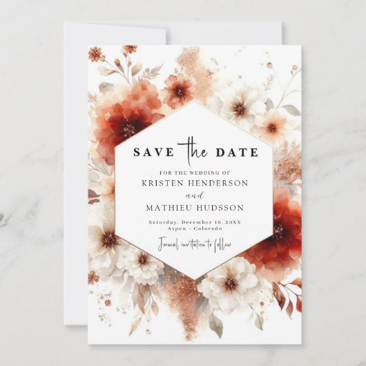 Hochzeit Save The Date (Vorderseite)