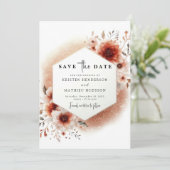 Hochzeit Save The Date (Stehend Vorderseite)