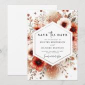Hochzeit Save The Date (Vorne/Hinten)
