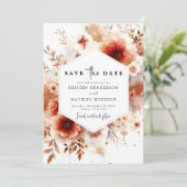 Hochzeit Save The Date (Stehend Vorderseite)