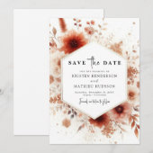 Hochzeit Save The Date (Vorne/Hinten)