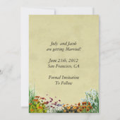 Hochzeit Save The Date (Rückseite)