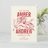 Hochzeit Save The Date (Stehend Vorderseite)