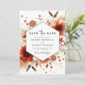 Hochzeit Save The Date (Stehend Vorderseite)