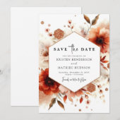 Hochzeit Save The Date (Vorne/Hinten)