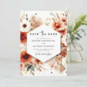 Hochzeit Save The Date (Stehend Vorderseite)