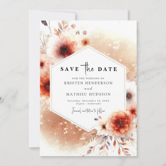 Hochzeit Save The Date (Vorderseite)