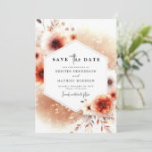 Hochzeit Save The Date (Stehend Vorderseite)