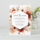 Hochzeit Save The Date (Stehend Vorderseite)