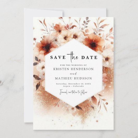 Hochzeit Save The Date (Vorderseite)