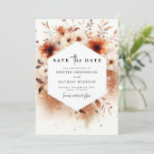 Hochzeit Save The Date (Stehend Vorderseite)