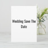 Hochzeit Save the Date (Stehend Vorderseite)