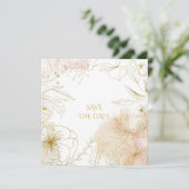 Hochzeit Save the Date Einladung (Stehend Vorderseite)