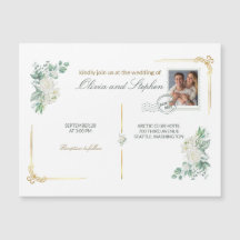 Hochzeit- Save-the-Date-Einladungsmagnet