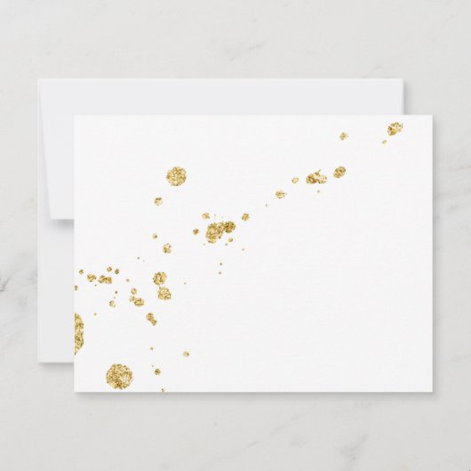 HOCHZEIT | Save the Date FOTO Blue Spritzer (Rückseite)