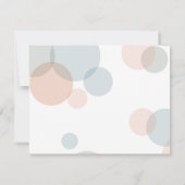 HOCHZEIT | Save the Date FOTO Confetti Dots (Rückseite)