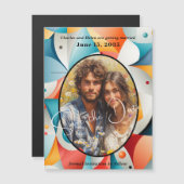 Hochzeit, Save the Date, Foto Magnet (Vorne/Hinten)