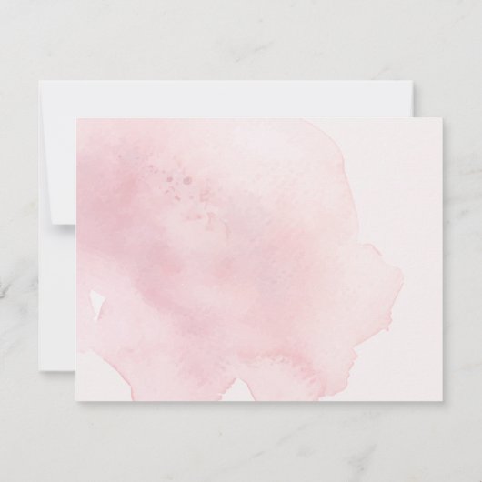 HOCHZEIT | Save the Date FOTO Rosa (Rückseite)