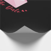 Hochzeit Save the Date Geschenkpapier (Ecke)