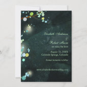 Hochzeit Save the Date im Wald (Rückseite)