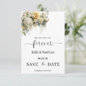 Hochzeit Save the Date Karte (Stehend Vorderseite)