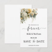Hochzeit Save the Date Karte (Vorne/Hinten)